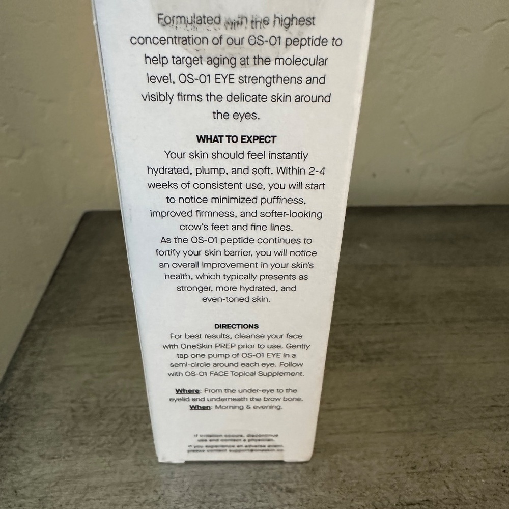 One Skin OS-01 EYE CREAM NIB - Picture 5 of 5